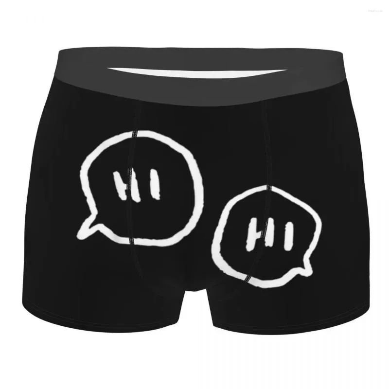 Underpants LGBT Heartstoppers Hi Funny Lover Men's Underwear Boxer Briefs  Shorts Panties Polyester For Homme Plus Size