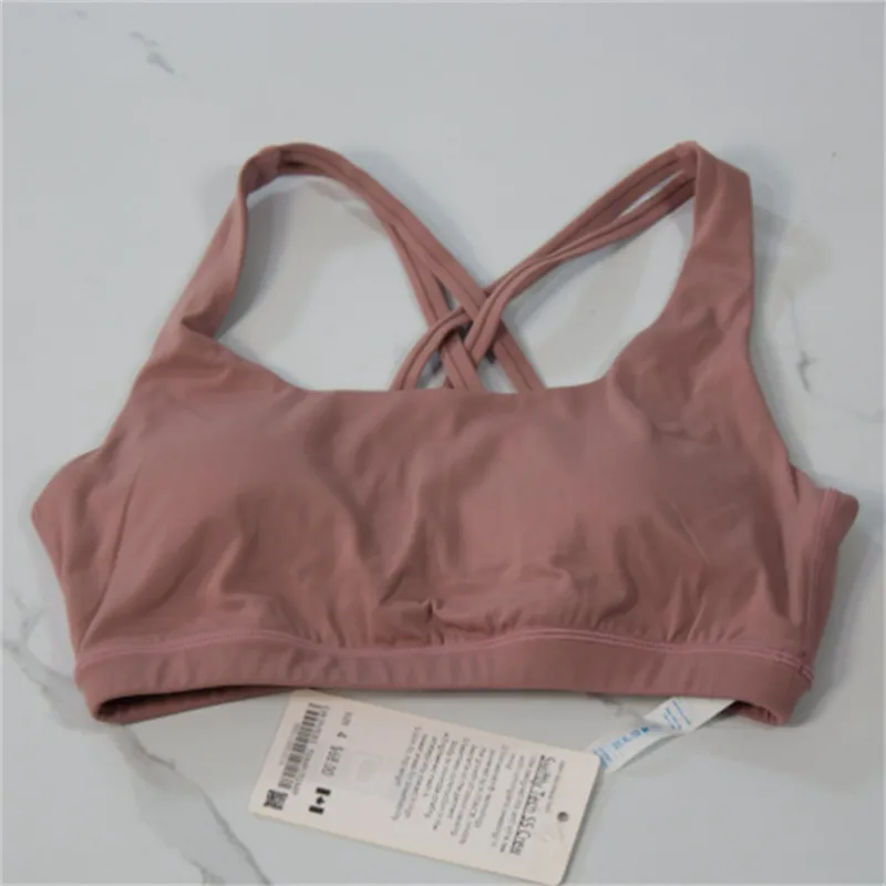 New LL Summer Energy Bra Designer Nude Tight Sports Lulu For