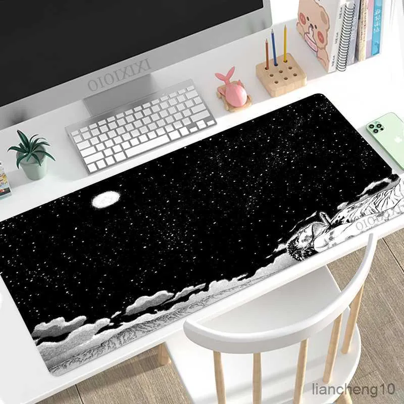 Aazon.co: Arttown Black Gold Arble Large Ouse Pad Non-Slip Rust Book Grain Desk Pad Keyboard - View #6