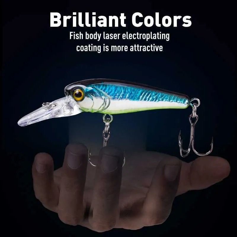 Baits Lures LEYDUN Trout Mini Micro Fishing Lures Floating Minnow 40mm  Artificial Hard Baits Top Water Good Action Wobblers Fishing Tackle  HKD230710 From Fadacai06, $3.94
