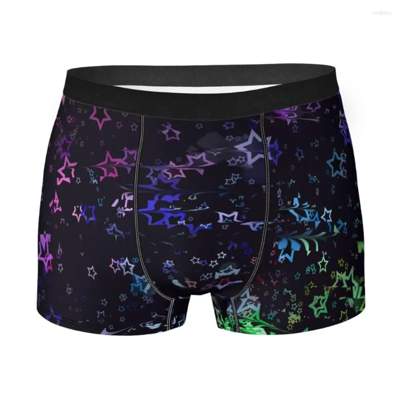 Mens Ventilated Cotton Bowling Alley Carpet Underwear Boxer Printed