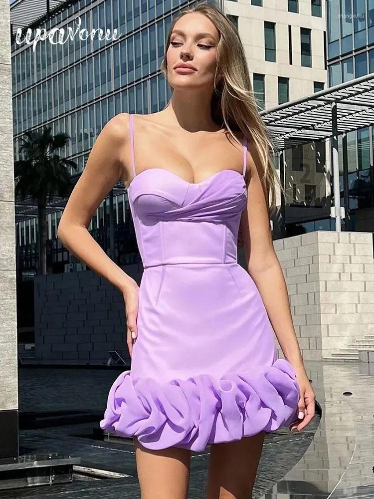 Casual Sukienki Seksowny Włoski makaron Bez rękawów Satyna Damskie Bodycon Drapowana konstrukcja Odkryte plecy Mini sukienka Koktajlowe Wieczór Party Vesidos