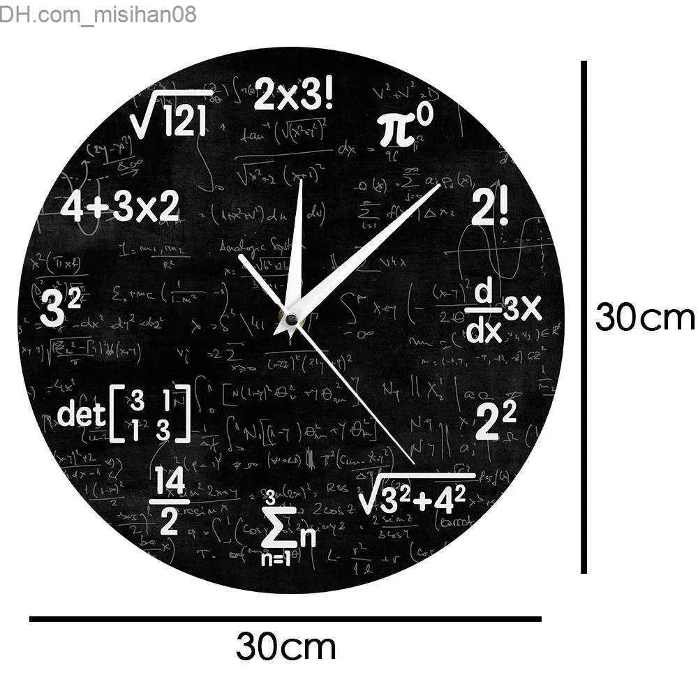 Väggklockor Matematik Väggklocka Matematikklocka Gradering Presenter för barn Matematikformler Ikoner Väggklocka rum Dekor Presenter till lärare Z230711