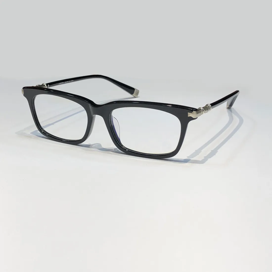 DHgate Mens Full Rim Eyeglasses Frames Black Silver Clear Lens FUN HATCH Optical Glasses Frame Eyewear with Box Fashion Accessories