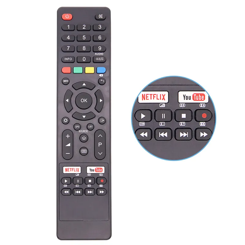 para Hisense-TV-Remote Compatible con todos los televisores inteligentes  Hisense 4K LED HD UHD