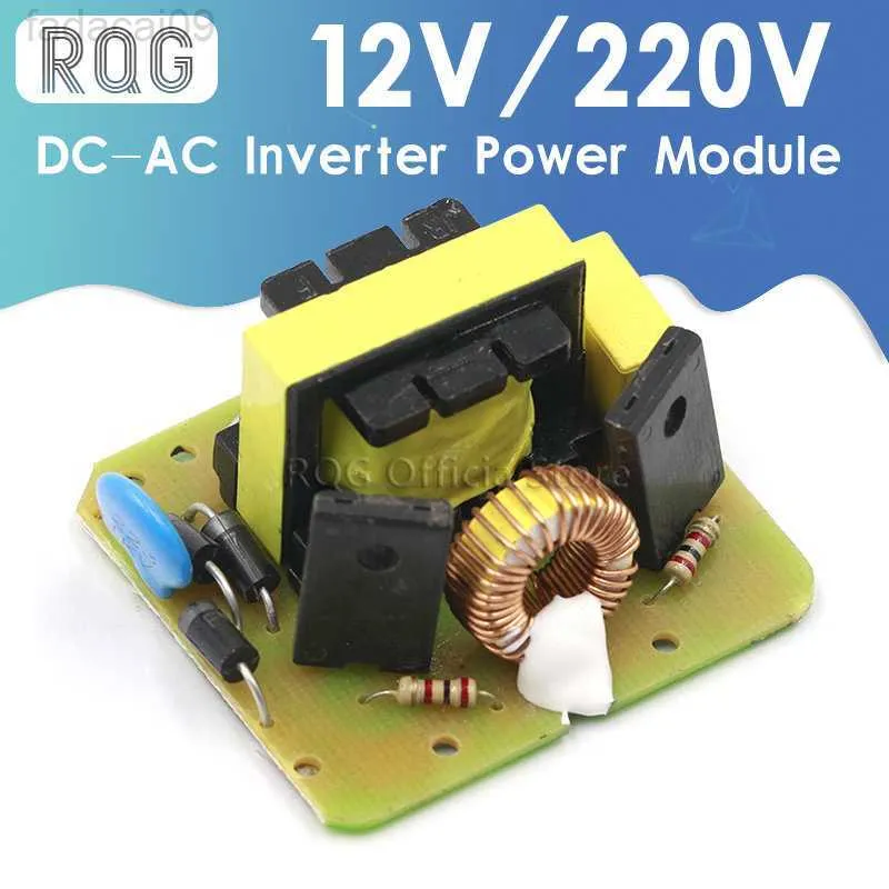 Araba Atlama Başlangıç ​​12V ila 220V Adım 35W DCAC Boost İnverter Çift Kanal Ters Dönüştürücü Booster Modül Güç Regülatörü HKD230710