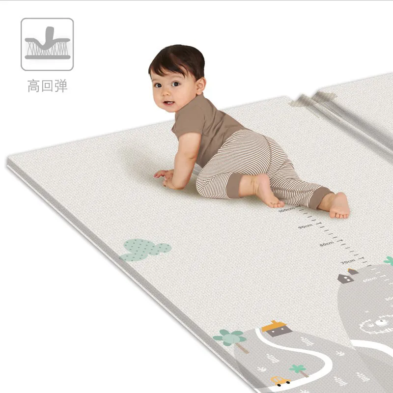 XPE-alfombra de gateo para bebé, tapete grueso de protección del
