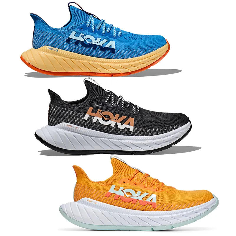 Hoka One Carbon X3 Hoka Trail Running Shoes Cushioned, Long