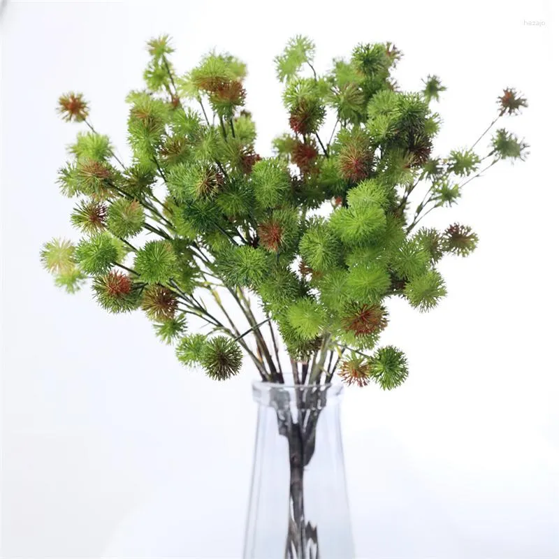 Decorative Flowers Plants Realistic Artificial Bonsai Cineraria Beautiful Home Garden Decorate