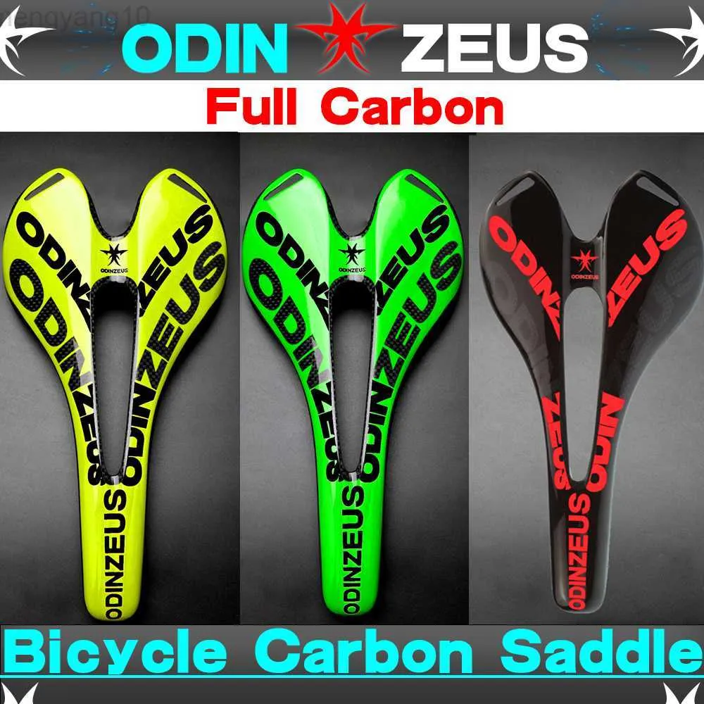 Sättel Odinzeus Bike neueste Carbonfaser MTB Fahrradsattel Carbon Sattel Sitzkissen Ultraleicht Straße/Mountain Faltrad Vordersitz HKD230711