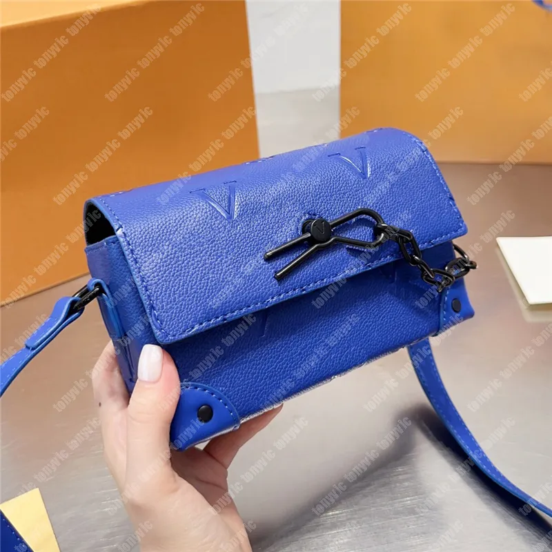 Men Designers Mini Crossbody Bag Woman Luxury Cross Body Bags Genuine Leather Steamer Fashion Shoulder Bags With Chain Small Box Purse