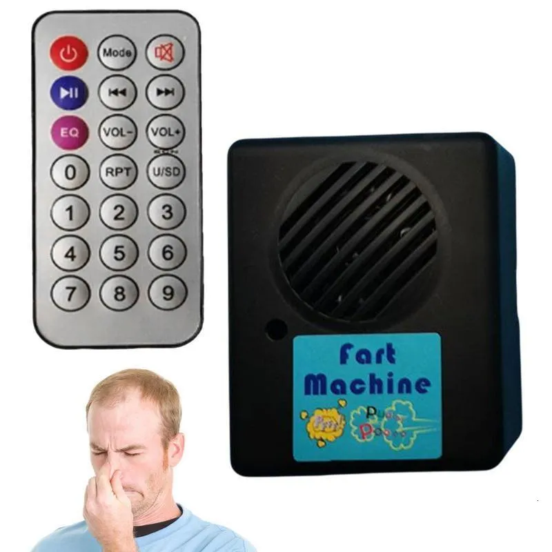Novelty Games Fart Machine Portable Remote Fart Noise Maker Wireless Controlled Farting Prank Toys For Party Performance Funny Gag Gift Game 230710