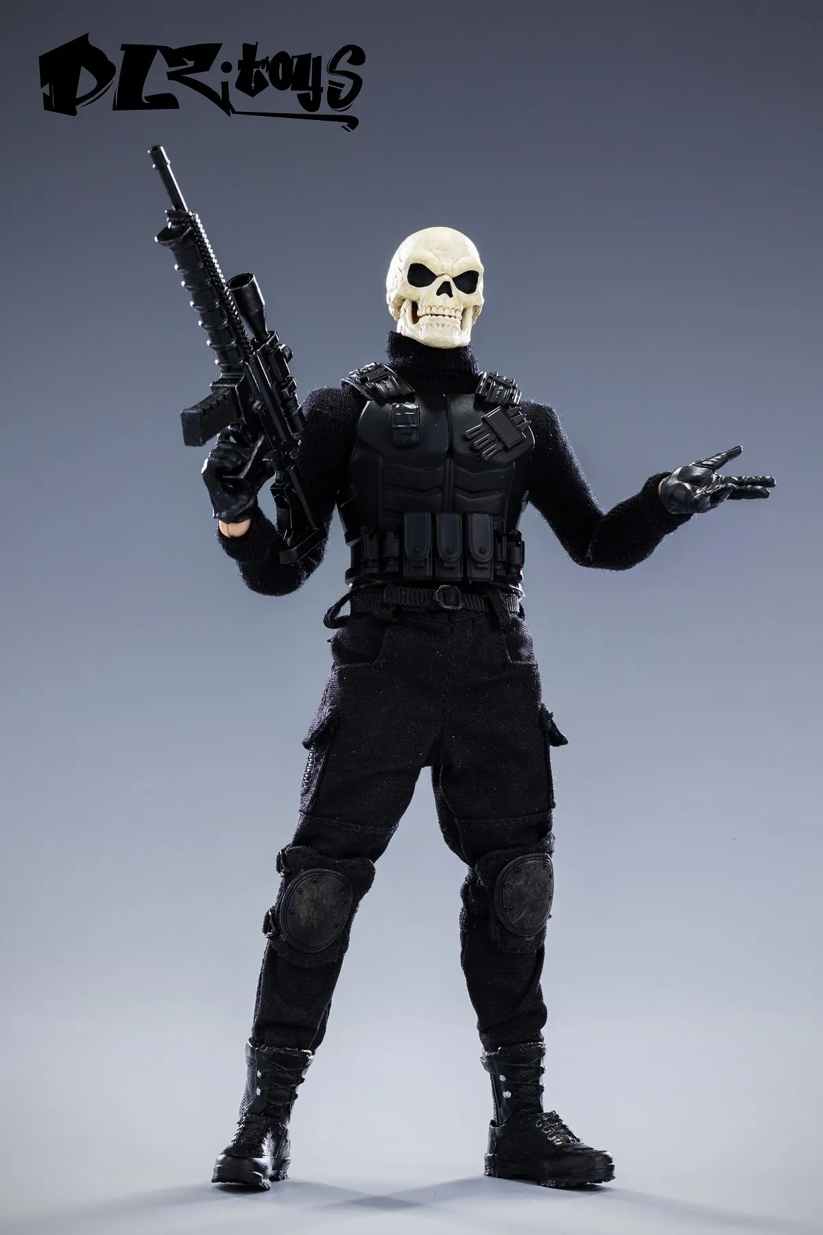 1/12 Scale Collectible Skull Sergeant Chief Action Figure 6