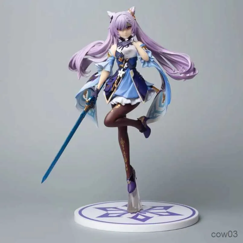 アクション玩具フィギュア 27 センチメートル原神インパクトアニメフィギュア柯清アクションフィギュア神里モナ置物コレクションモデル人形子供子供ギフト R230710