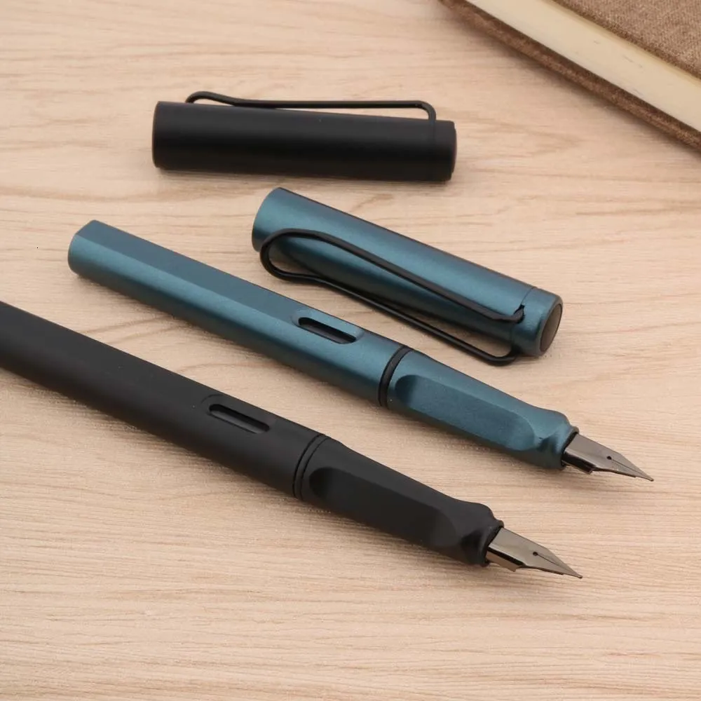 فاونتن أقلام قياسية المكتب الكلاسيكي غير اللامع الأزرق بندقية نيب الأسلوب القومي القلم 230707