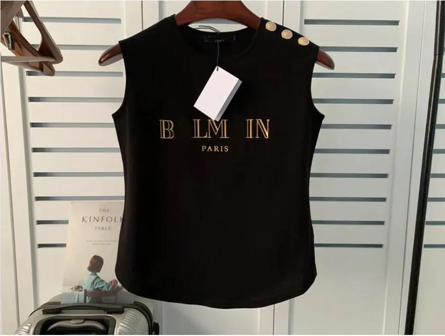 Luxury Womens vest Designer tanks top Spring summer tide brand sweaters Women casual pullover tee slim sleeveless vests waistcoat jumper woman tops BAM