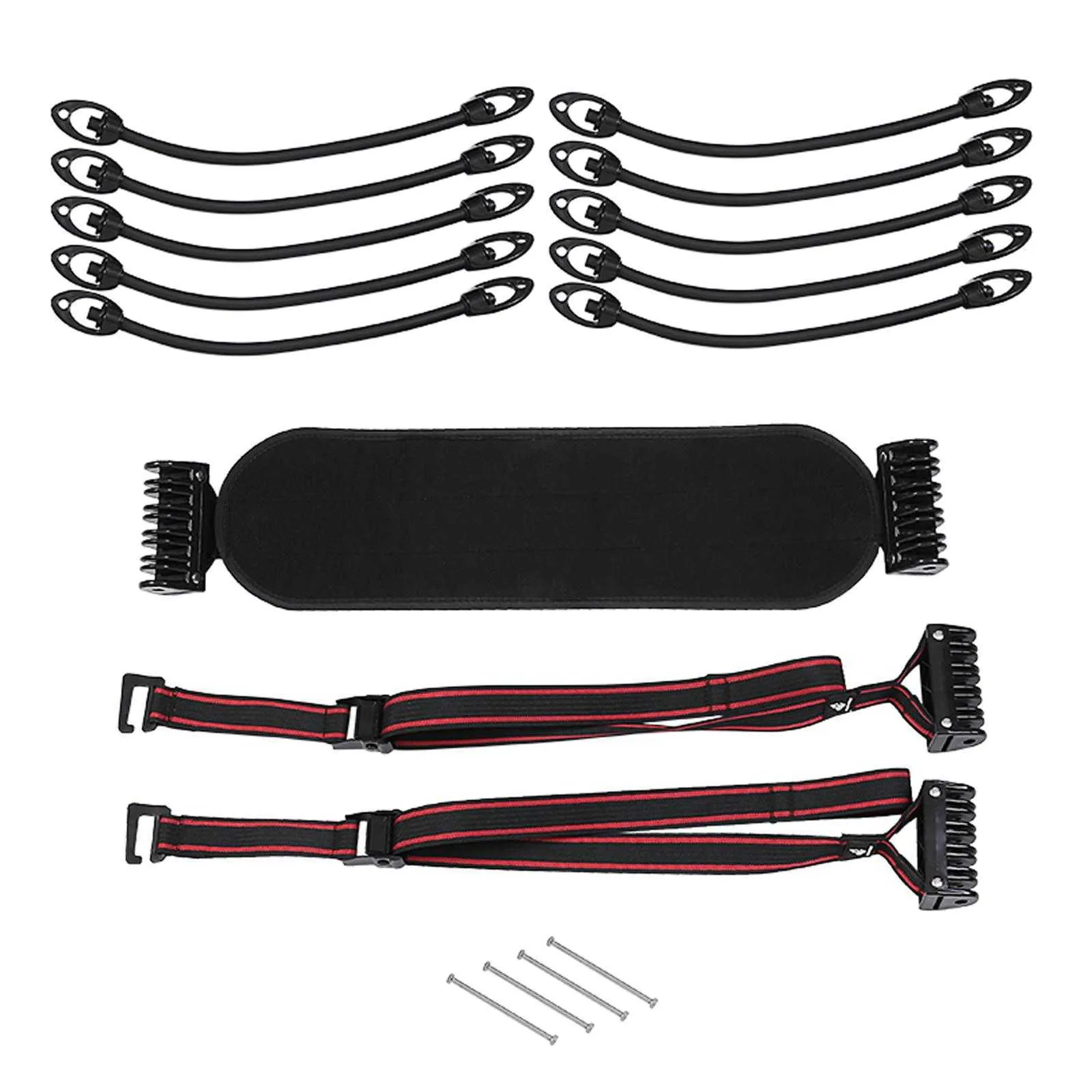 Unisex Stackable Resistance Band Set For Strength Training Pull Up