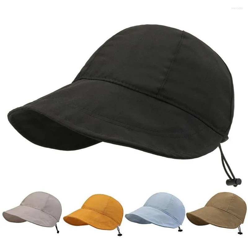 つば広帽子女性の夏の帽子バケツサンキャップ女性のためのポリエステルルーズ頭囲大型 UV 保護ビーチ外出 TY0146