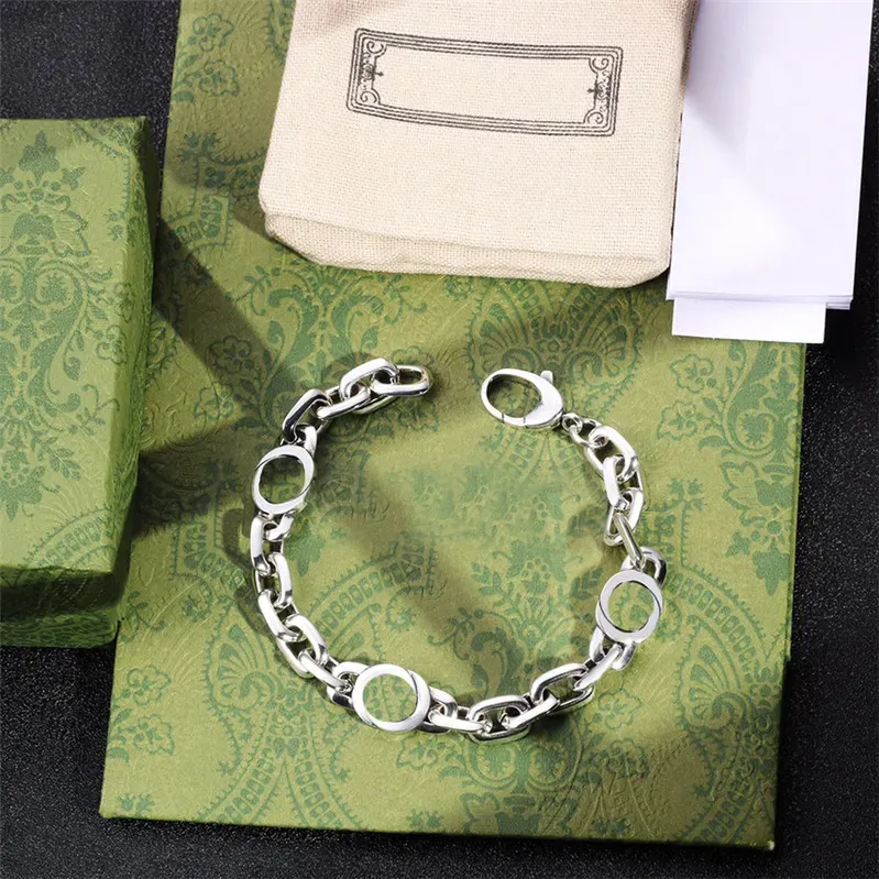 Mens Designer Chains Bracelets Womens 925 sterling silver Necklace Jewelry Chain Necklaces Fashion Luxury Link Necklaces G Bracelet Stainless Steel 237101D