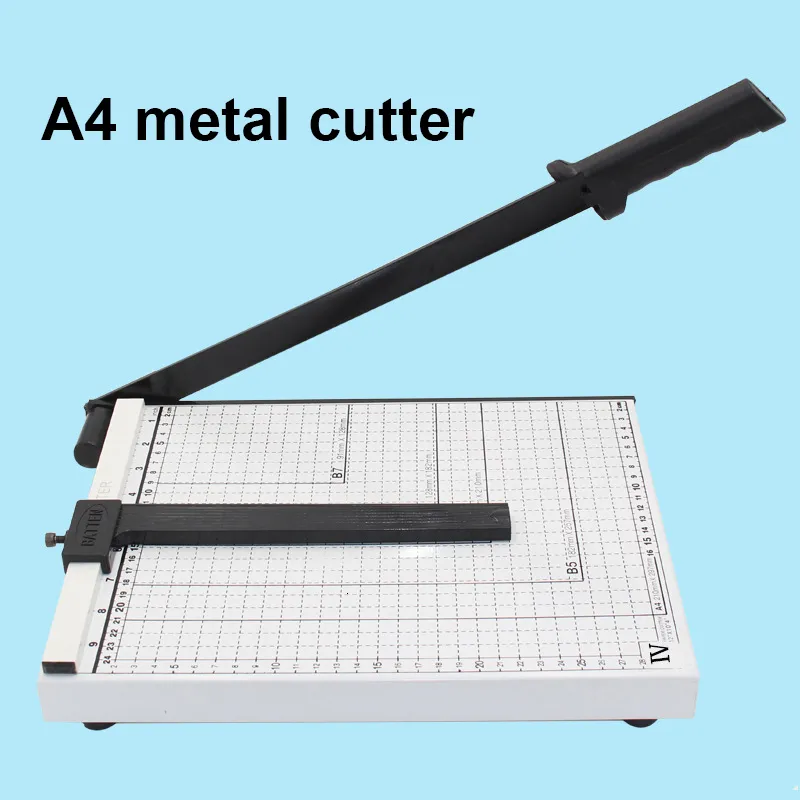 Office Scissors A4 Paper Cutting Knife A3 Manual Steel Wood Po Guillotine Financial Blade 230707