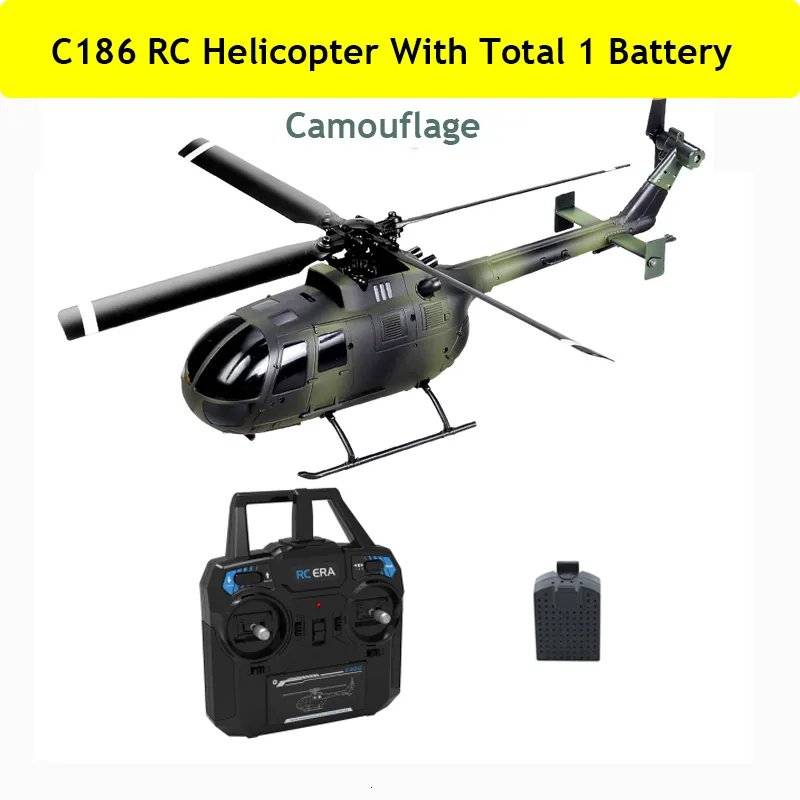 Helicóptero 4 hélices controle 2.4G Giroscópio eletrônico de 6