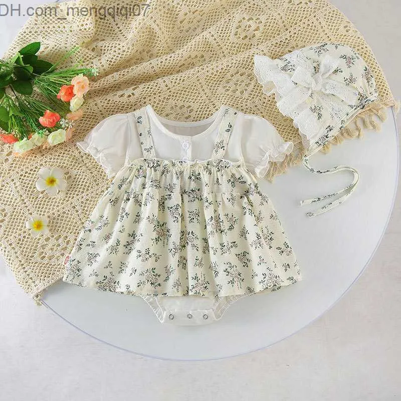 Barboteuses Milancel nouveau printemps bébé vêtement moulant bébé fleur douce mince Style body enfant en bas âge filles vêtements Z230711