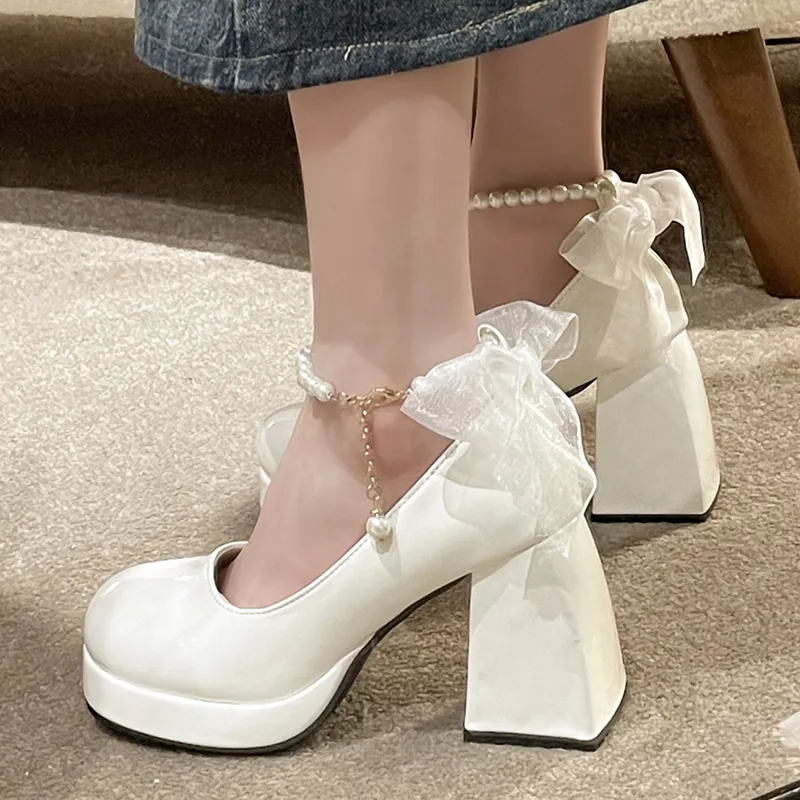 DHgate.com:Womens Patent Leather Mary Jane Platform Pumps