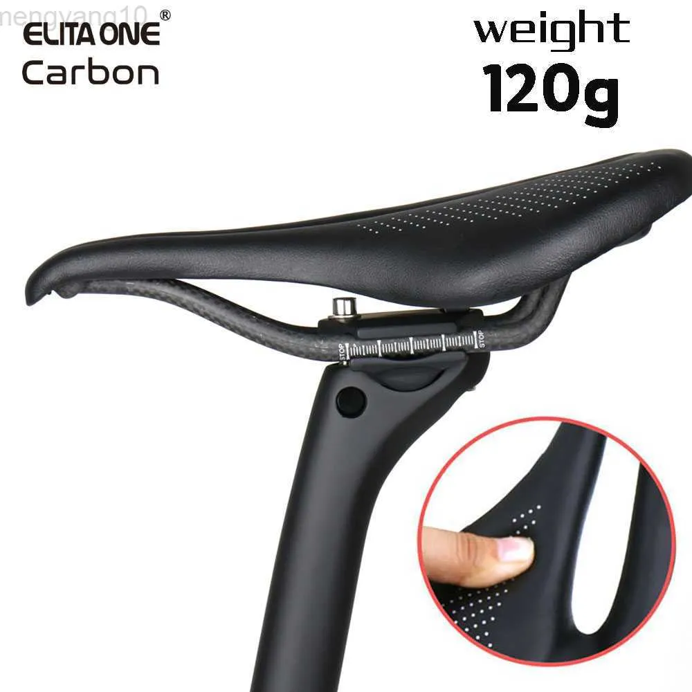 Bike Saddles ELITA ONE MTB/Road Bike Saddle Carbon Fiber 96g Soft Seat Cushion 240*143/155mm HKD230710