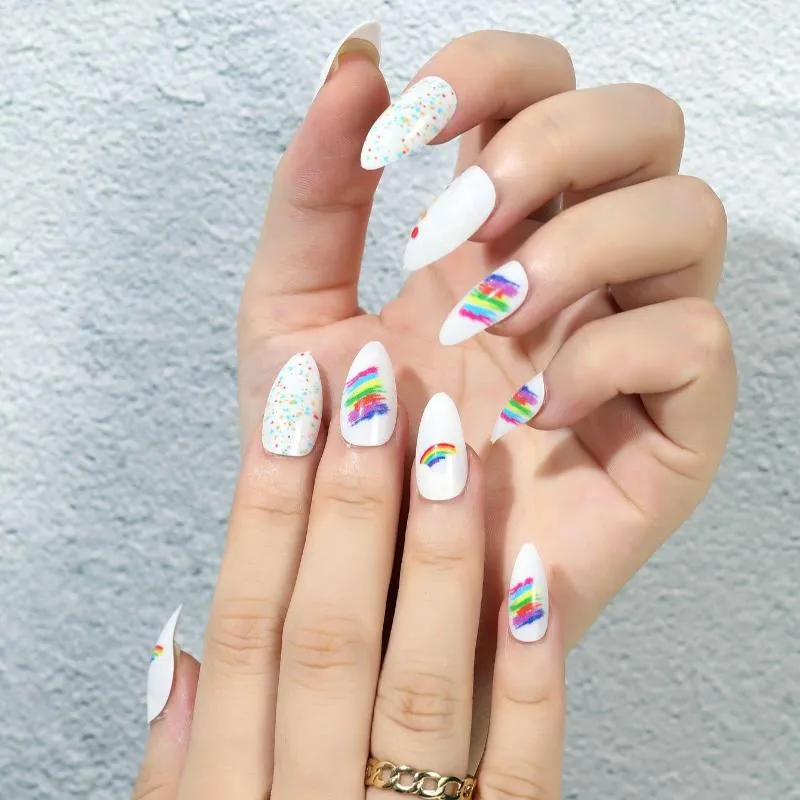 Women's Fake Nails Tips 500 Pcs Acrylic Professional Nail Material For Nail  Extension Curve Nail Tips