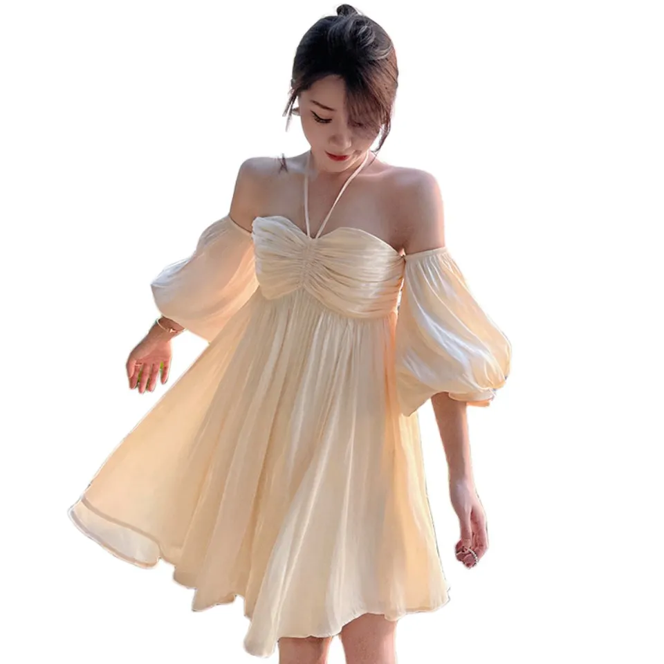 loft beach off the shoulder dress Off-Shoulder Long Sleeves Sleek Side Slit Beach Wedding Dress