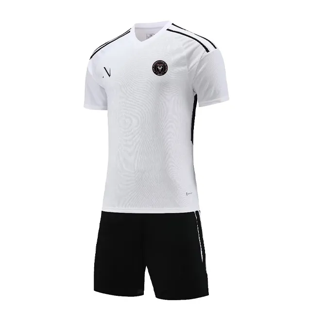 Inter Miami CF Herren Trainingsanzüge Erwachsene Freizeit Sport Kurzarm Trainingskleidung Outdoor Joggen Freizeitshirt Sportanzug