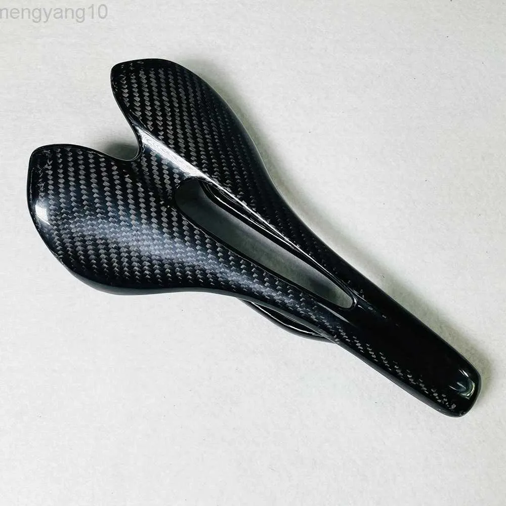 Selle per bici Ultralight 120g Sella in carbonio mtb Road Mountain Bike Sella per bicicletta Sedile in carbonio 3k Nero opaco Lucido Parti di biciclette HKD230710