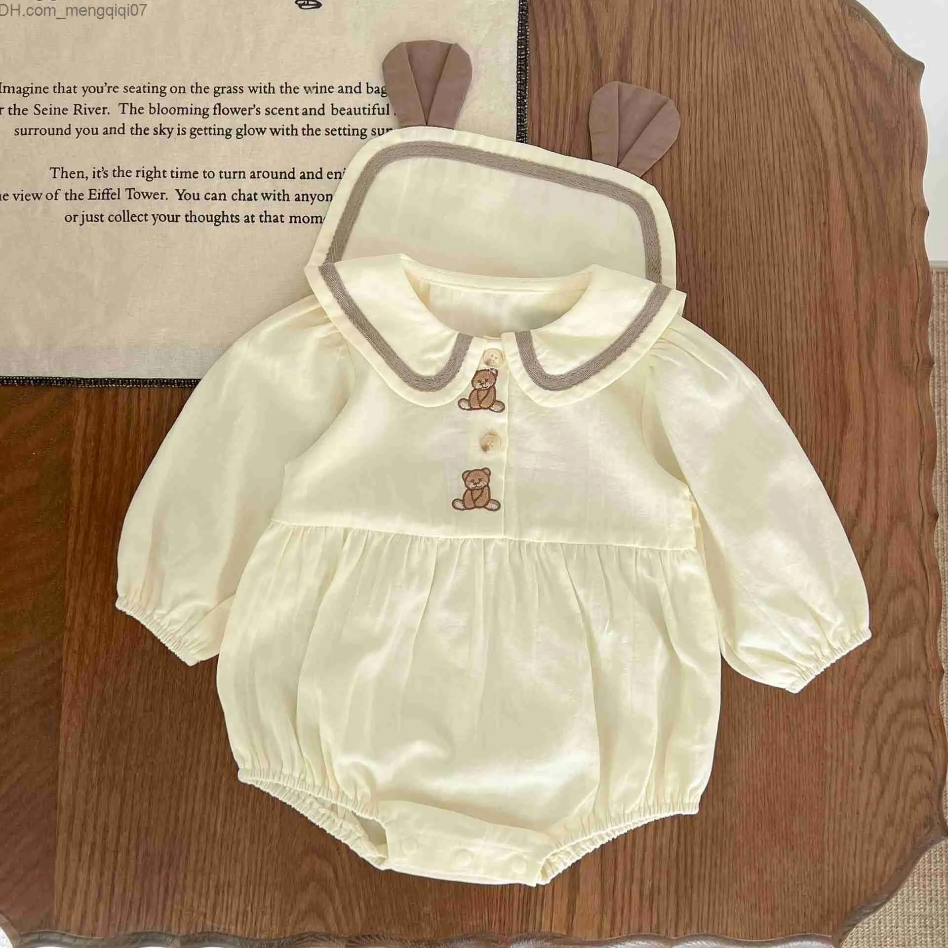 rompertjes schattige baby strakke kledingstuk matroos kraag pasgeboren kleding geschikt voor 0-3 t baai jongen een stuk baby meisje jumpsuit z230711