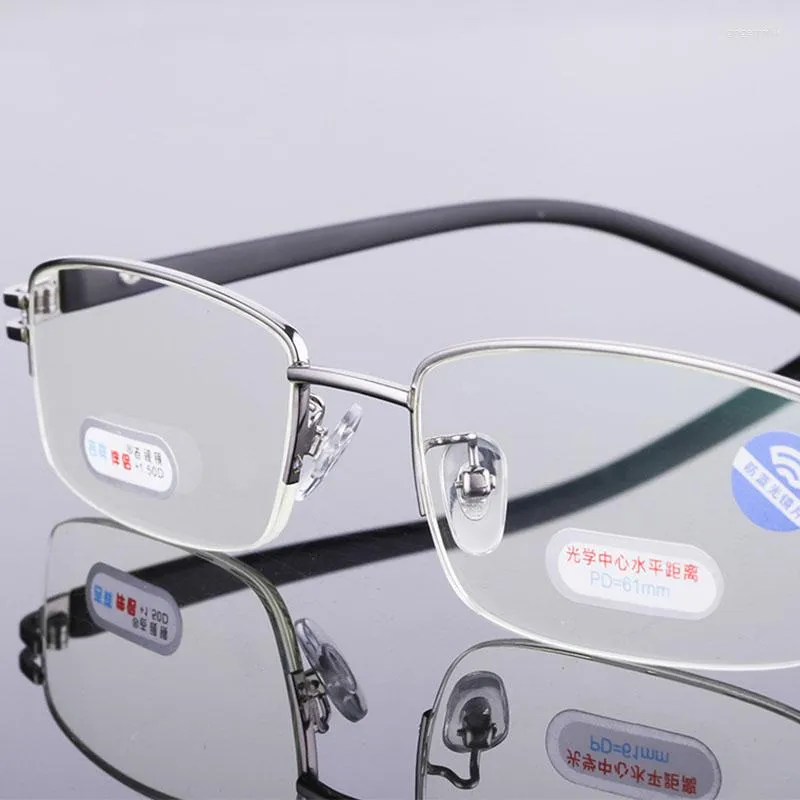 Sunglasses Anti Blue Ray Reading Glasses Men Women Metal Light Presbyopic Hyperopia Eyewear Diopter 1.0 1.5 2.0 2.5 3.5