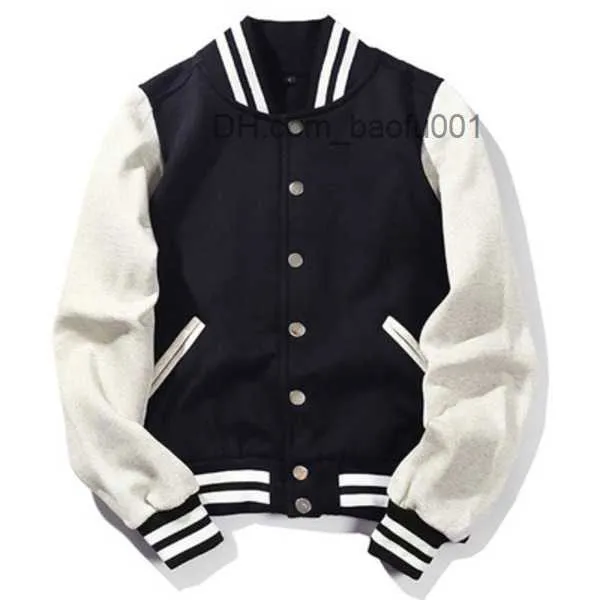 Vestes pour hommes High Street Hiver Manches Longues Varsity Vestes Pour Hommes Baseball Letterman Manteau Plus La Taille 3XL X0621 Z230710