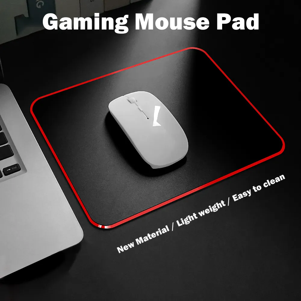 硬質素材マウスパッドオフィスビジネスホーム 4 色 3 サイズのラップトップデスクマット高速配送