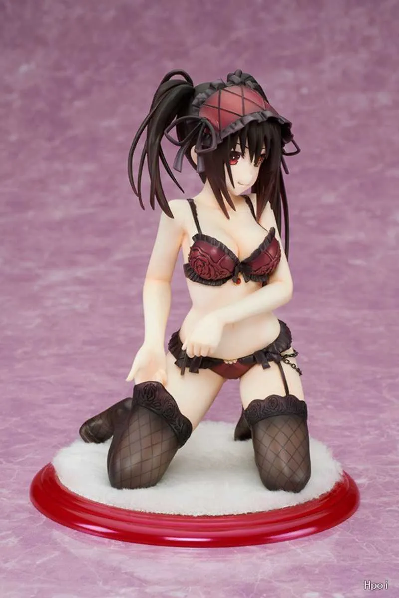 Figury zabawki akcji 16 cm figura data na żywo czarne seksowne modele stroju kostiumu kąpielowego