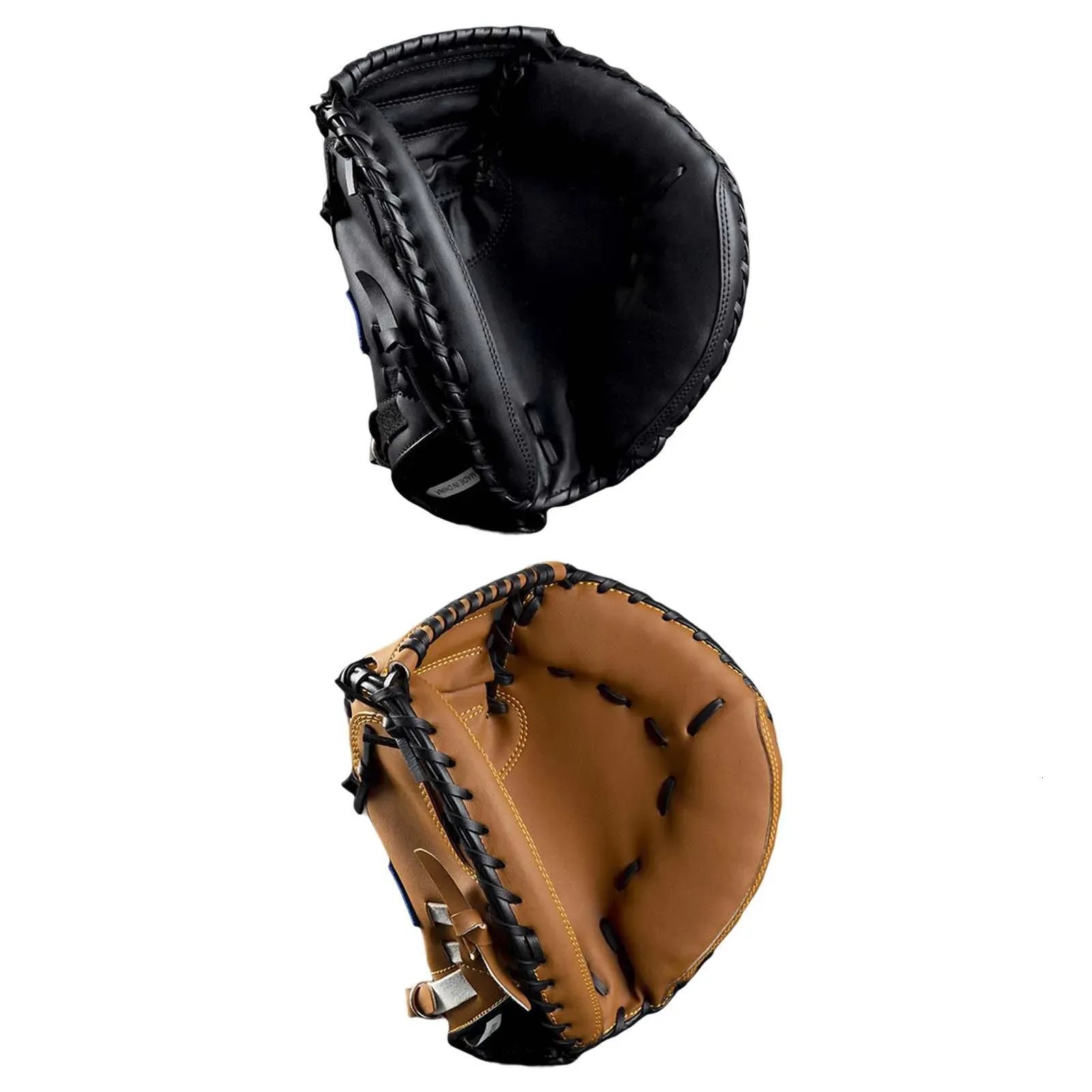 Sporthandskar Sport Baseball Handske Vänster 12,5" Softbollshandske Batting Handskar för ungdomar Vuxna Nybörjare Lek Träning Träning 230703