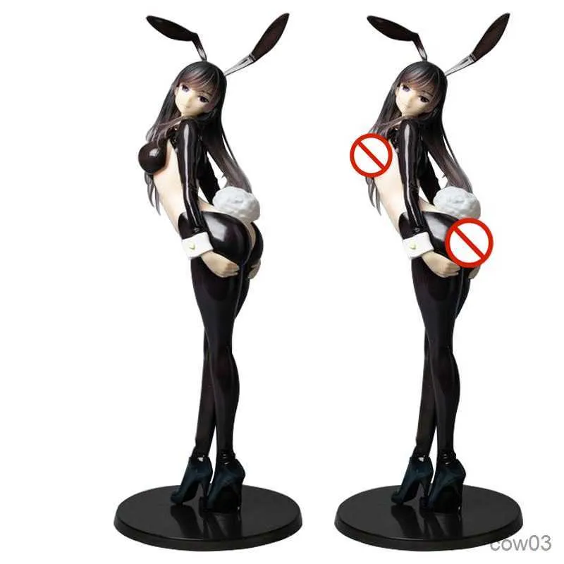 Action Toy Figures 43CM Anime Figure Hanami Mi Sexy Amovible En Cuir Dress Up Fille Action Figure Adulte Collection Modèle Poupée Jouets R230710