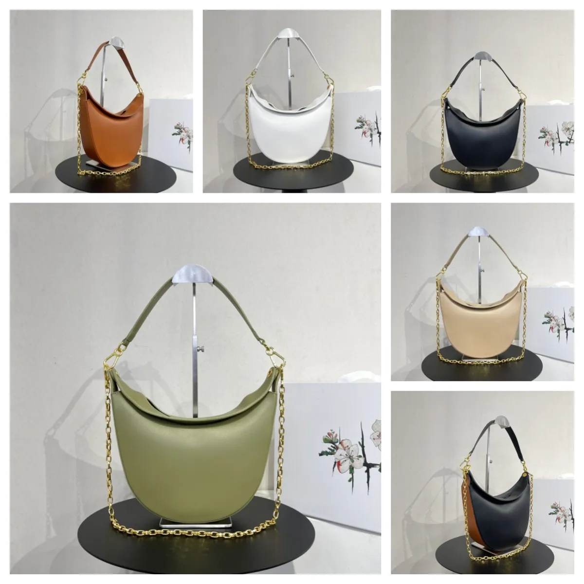 Hobos New Tote bag Designer borsa da donna borsa a tracolla di marca Borsa a mano di lusso Borsa a tracolla moda di alta qualità Tote Beach Bag Logo in metallo