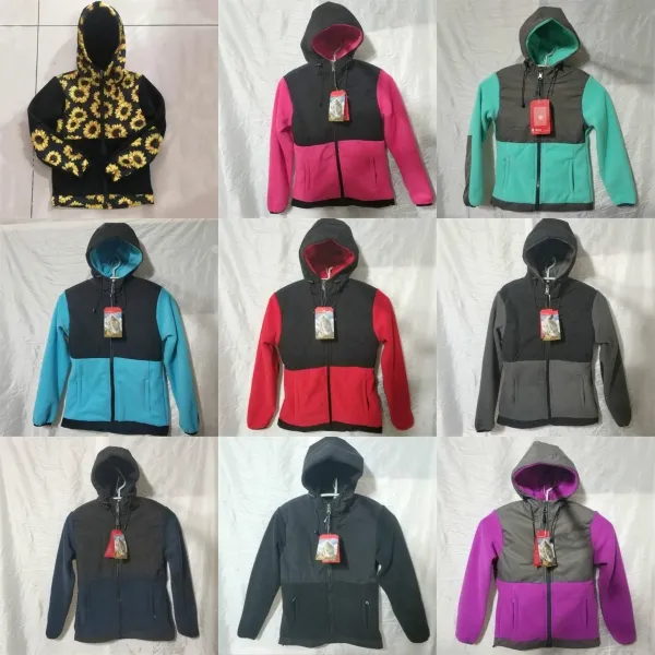 nieuwe kinderdesigner winter ski-down meisjes winddichte softshell fleece hoodies jassen outdoor jongens ski-gezichtsjas