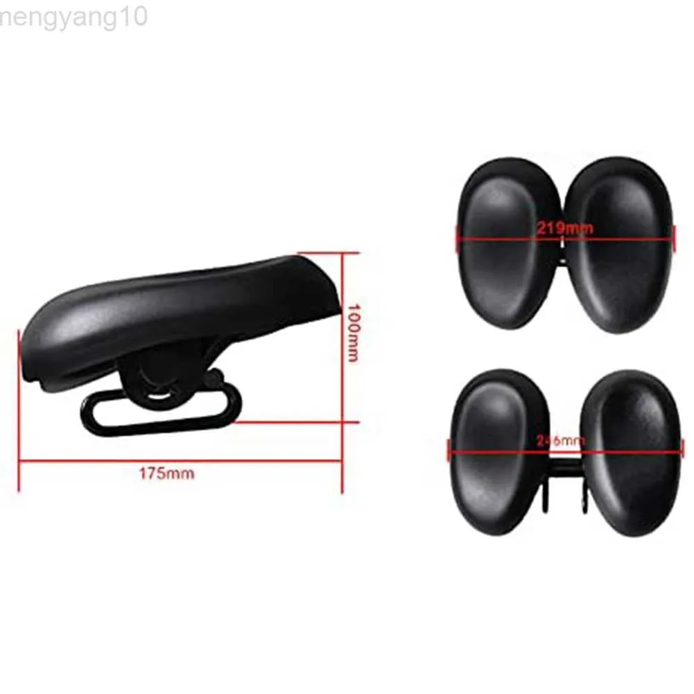 Selles de vélo nouveau siège de vélo sans nez siège de vélo confortable pour hommes femmes ergonomique doux Double coussin de selle coussin HKD230710