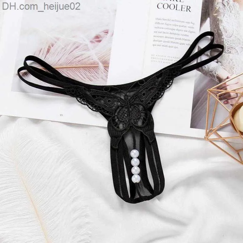 Womens Transparent Hollow Temptation Pearl Massage Open File Thong Thin  Perspective Embroidery Brief Thongs Sexy Underwear For Females T Z230711  From Heijue02, $39.8