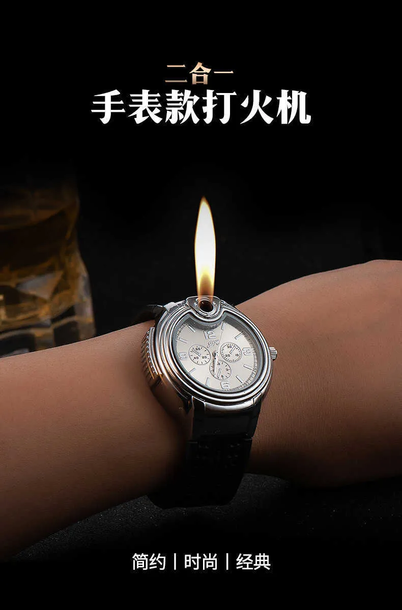 Montre Buler Vintage Avec Briquet Intégré - Dimensions 47,7 X 54,7 Mm, Pour Pièces Ou Réparation