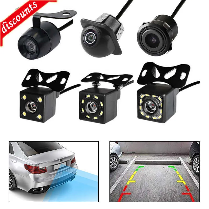 Neue Auto Rückansicht Kamera Nachtsicht Rückfahr Auto Parkplatz Kamera IP68 Wasserdichte CCD LED Auto Backup-Monitor Kamera 170 grad HD