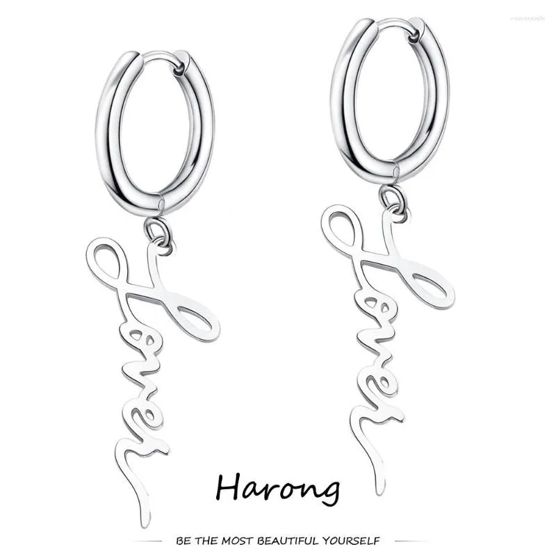 Brincos de argola Harong Taylor The Swift "Lover" Music For Women Dangle Drop Eras Tour Concert Gifts Jewelry