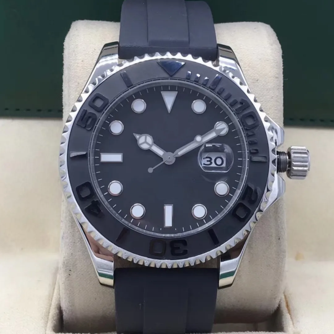 Diseñador mecánico para hombres Reloj automático de 42 mm de acero inoxidable Relojes Master Master Watches Sapphire Store plegable Plegado Luminoso Watre Watch
