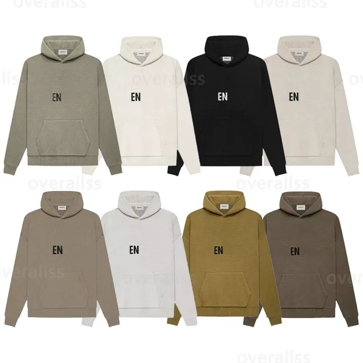 Designerpullover Herren Essentail Hoodie Stricken Designerpullover Damen für Langarm Ess Hoody Sweatshirts Strickoberteil Silikagel