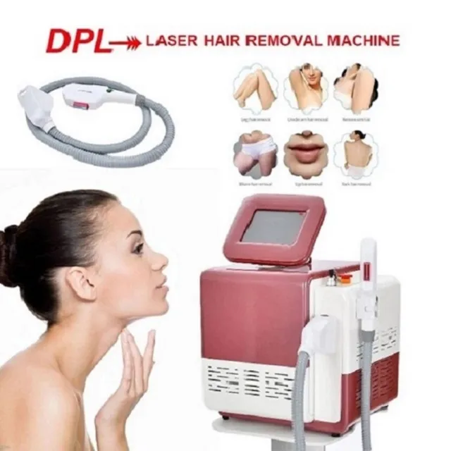 Permanent hårborttagning hårborttagning E-light OPT IPL Laser Hudstramning Färg Pulse Light Salon Machine