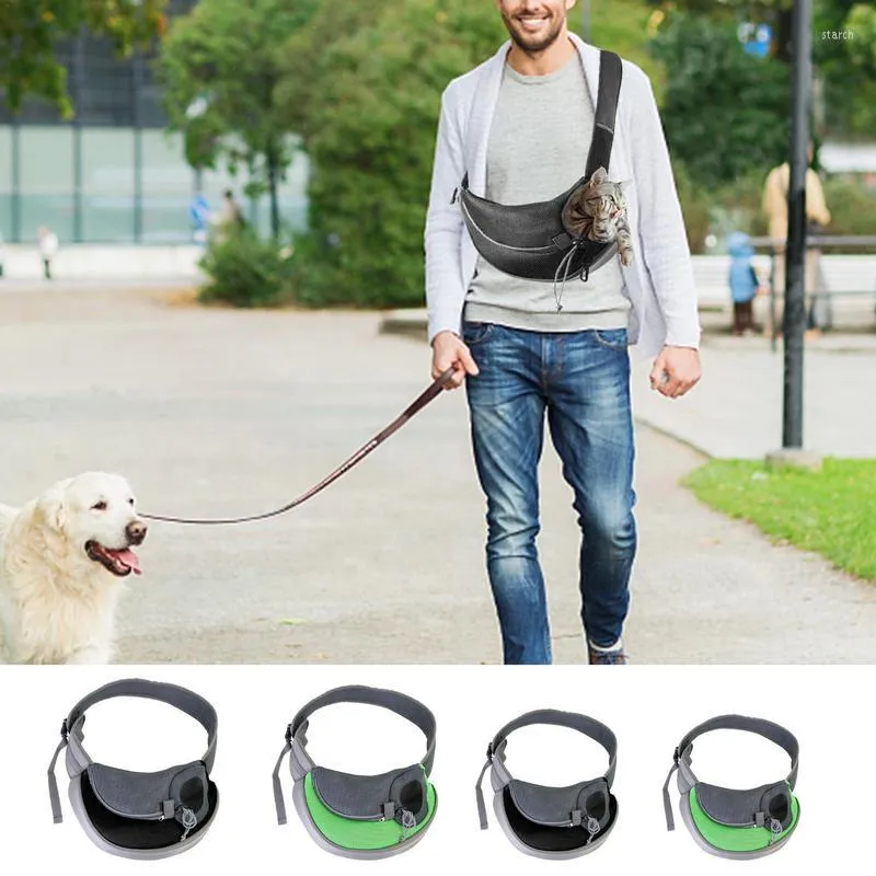 Chien Siège De Voiture Couvre Petit Transporteur Portable Chiot Sac À Bandoulière Voyage Avant Pack Respirant Head-Out Sac À Dos Pour Chiens Chats